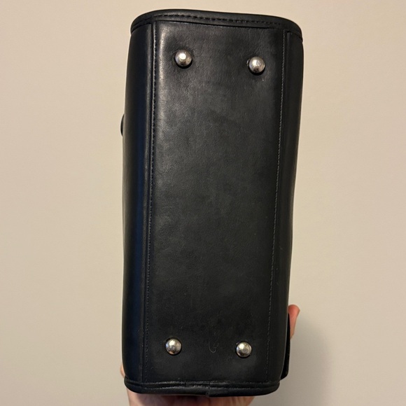 Coach Black Belmont Satchel - Picture 6 of 9